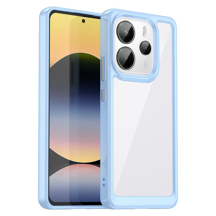 Colorful Series Acrylic Hybrid TPU Phone Case, For Redmi Note 14 4G 163.25mm