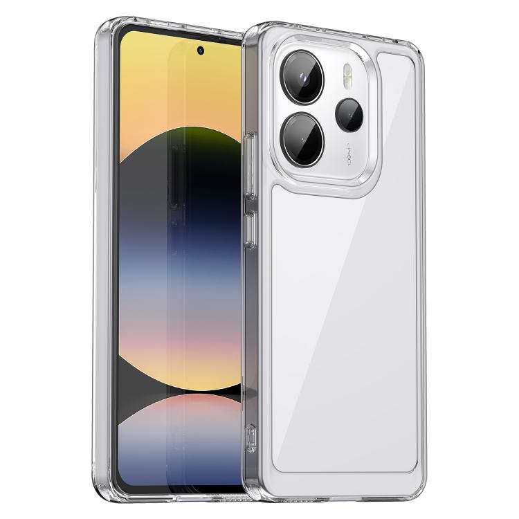 Colorful Series Acrylic Hybrid TPU Phone Case, For Redmi Note 14 4G 163.25mm