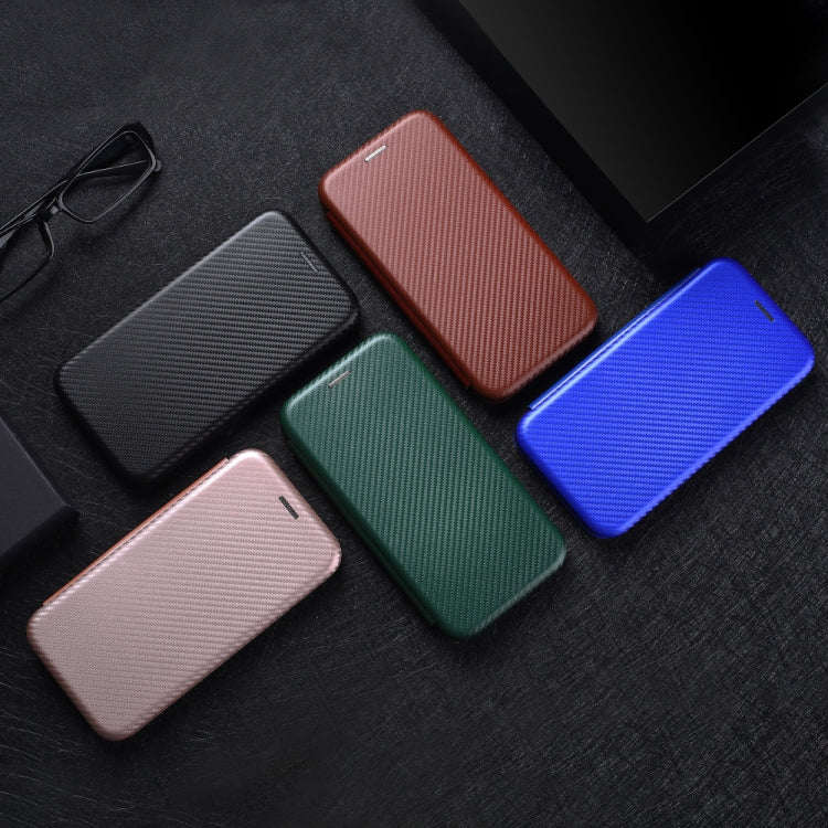 Carbon Fiber Texture Magnetic Horizontal Flip TPU + PC + PU Leather Case with Rope & Card Slot, For Samsung Galaxy A01, For Samsung Galaxy A7(2018) / A750, For Samsung Galaxy A20s, For Samsung Galaxy A21(Eurasian Version), For Samsung Galaxy A31       ...