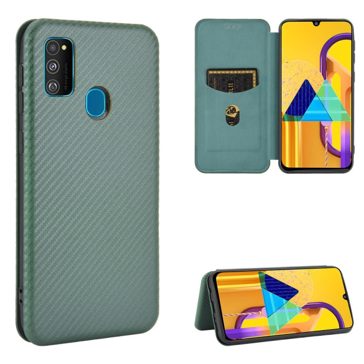 Carbon Fiber Texture Magnetic Horizontal Flip TPU + PC + PU Leather Case with Rope & Card Slot, For Samsung Galaxy A71 5G, For Samsung Galaxy A71, For Samsung Galaxy A90 5G, For Samsung Galaxy A91 / M80s / S10 Lite, For Samsung Galaxy M11              ...