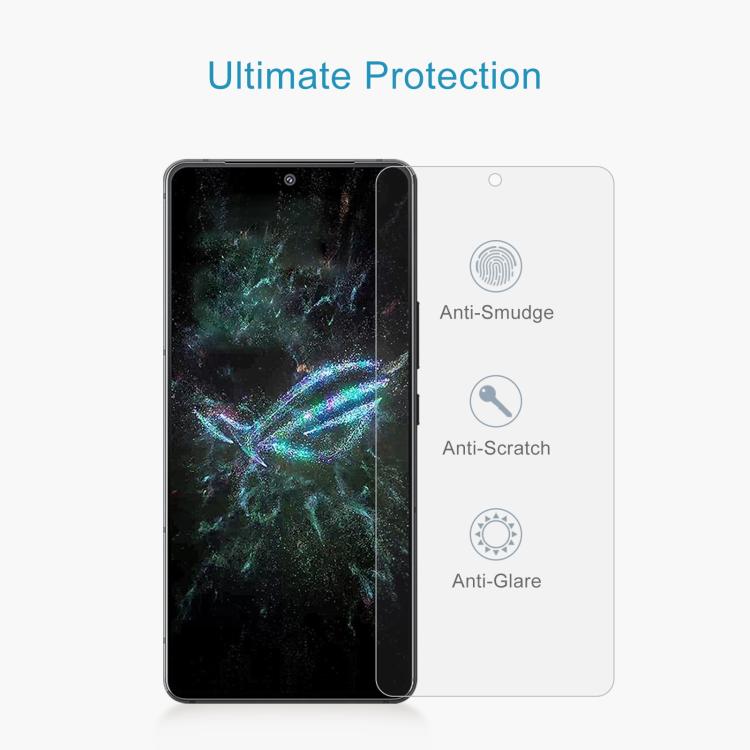 10pcs 0.26mm 9H 2.5D Tempered Glass Film, For Asus ROG Phone 9 FE