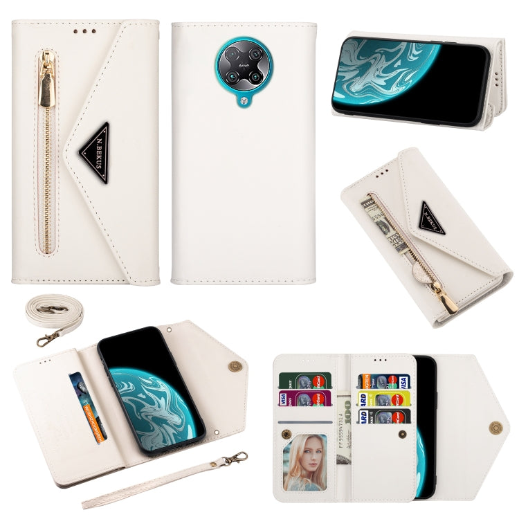 Skin Feel Zipper Horizontal Flip Leather Case with Holder & Card Slots & Photo Frame & Lanyard & Long Rope, For Xiaomi Redmi 8A, For Xiaomi Redmi K30, For Xiaomi Redmi K30 Pro, For Xiaomi Redmi Note 7, For Xiaomi Redmi Note 8 Pro, For Xiaomi Redmi Note...