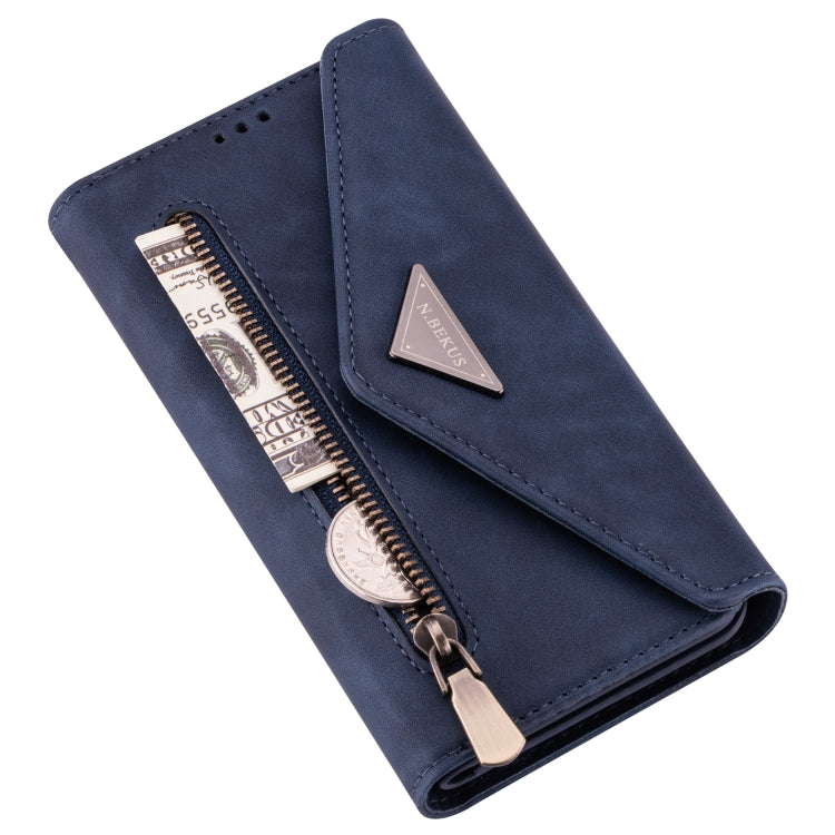 Skin Feel Zipper Horizontal Flip Leather Case with Holder & Card Slots & Photo Frame & Lanyard & Long Rope, For Xiaomi Mi CC9, For Xiaomi Mi CC9 Pro