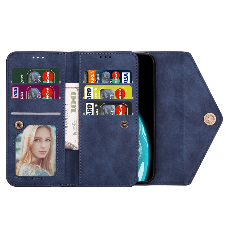 Skin Feel Zipper Horizontal Flip Leather Case with Holder & Card Slots & Photo Frame & Lanyard & Long Rope, For Xiaomi Mi CC9, For Xiaomi Mi CC9 Pro