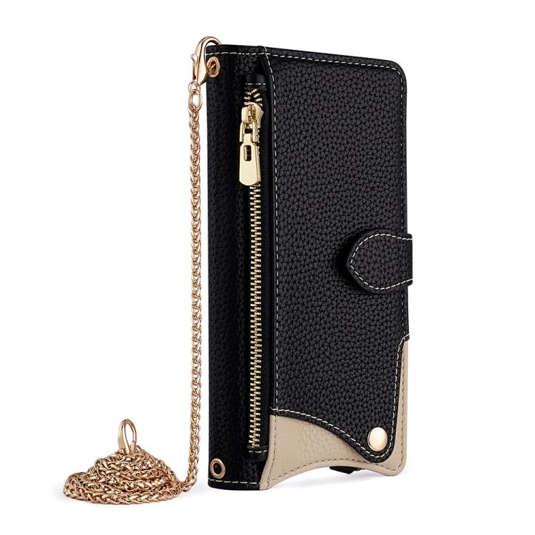 Crossbody Chain Fishtail Litchi Leather Phone Case, For Redmi Turbo 4 / Xiaomi Poco X7 Pro, For Redmi Note 14 Pro 4G, For Redmi Note 14 4G 163.25mm, For Redmi Note 13 4G, For Redmi K70E / Xiaomi Poco X6 Pro