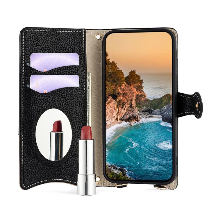 Crossbody Chain Fishtail Litchi Leather Phone Case, For Redmi Turbo 4 / Xiaomi Poco X7 Pro, For Redmi Note 14 Pro 4G, For Redmi Note 14 4G 163.25mm, For Redmi Note 13 4G, For Redmi K70E / Xiaomi Poco X6 Pro