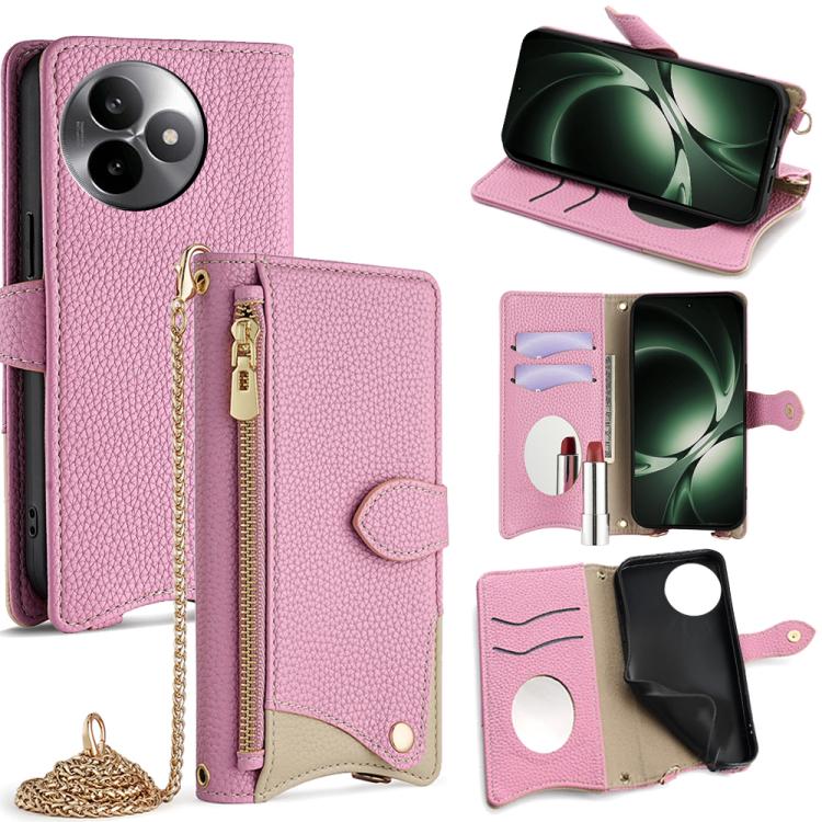 Crossbody Chain Fishtail Litchi Leather Phone Case, For Redmi K90, For Redmi K90 Pro Max, For Redmi 15C 5G / 4G EU 173mm / Poco C85 5G, For Redmi 15C 5G / 4G Global 171mm / Poco C85 4G, For Redmi K80 Ultra, For Redmi A5 4G 171.7mm, For Redmi Note 14S 4...