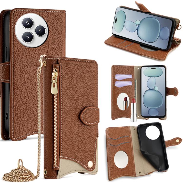 Crossbody Chain Fishtail Litchi Leather Phone Case, For Xiaomi 17 Pro Max, For Xiaomi 17 Pro, For Xiaomi 17, For Xiaomi Civi 5 Pro, For Xiaomi 15 Ultra, For Xiaomi 14