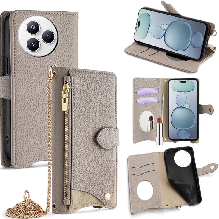 Crossbody Chain Fishtail Litchi Leather Phone Case, For Xiaomi 17 Pro Max, For Xiaomi 17 Pro, For Xiaomi 17, For Xiaomi Civi 5 Pro, For Xiaomi 15 Ultra, For Xiaomi 14