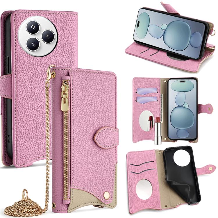Crossbody Chain Fishtail Litchi Leather Phone Case, For Xiaomi 17 Pro Max, For Xiaomi 17 Pro, For Xiaomi 17, For Xiaomi Civi 5 Pro, For Xiaomi 15 Ultra, For Xiaomi 14