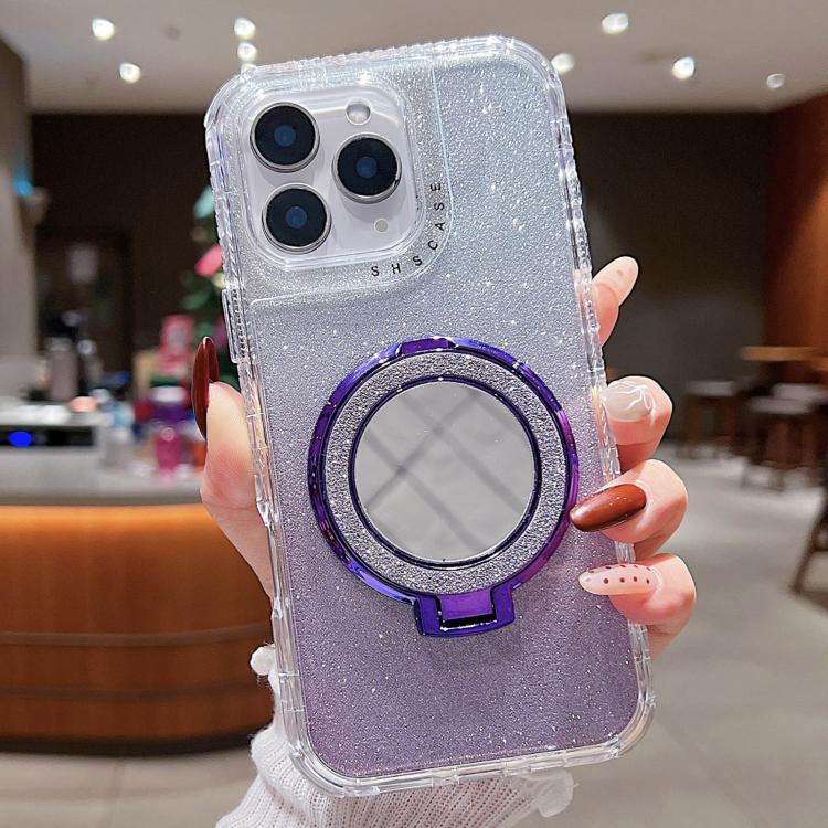 Mirror Holder Glitterr MagSafe Phone Case, For iPhone 11 Pro Max, For iPhone 11