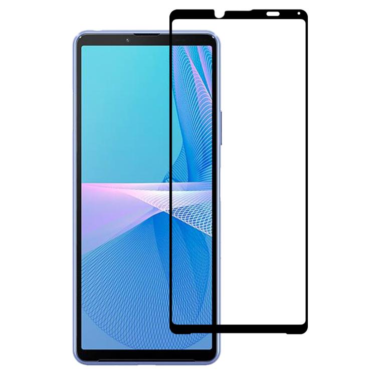 Silk Printing High Aluminum Full Screen Tempered Glass Film, For Sony Xperia 10 V / 10 VI, For Sony Xperia 5 V, For Sony Xperia 1 V, For Sony Xperia 5 IV, For Sony Xperia 1 IV, For Sony Xperia 10 IV, For Sony Xperia 5 III, For Sony Xperia 10 III       ...