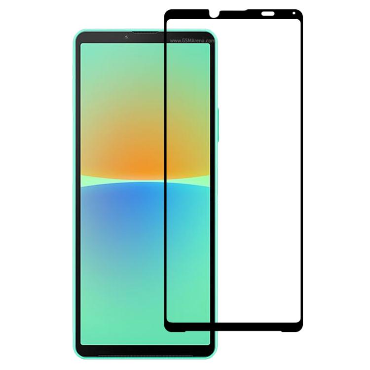 Silk Printing High Aluminum Full Screen Tempered Glass Film, For Sony Xperia 10 V / 10 VI, For Sony Xperia 5 V, For Sony Xperia 1 V, For Sony Xperia 5 IV, For Sony Xperia 1 IV, For Sony Xperia 10 IV, For Sony Xperia 5 III, For Sony Xperia 10 III       ...