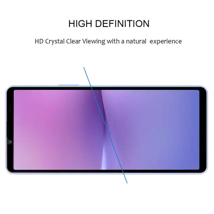 Silk Printing High Aluminum Full Screen Tempered Glass Film, For Sony Xperia 10 V / 10 VI, For Sony Xperia 5 V, For Sony Xperia 1 V, For Sony Xperia 5 IV, For Sony Xperia 1 IV, For Sony Xperia 10 IV, For Sony Xperia 5 III, For Sony Xperia 10 III       ...