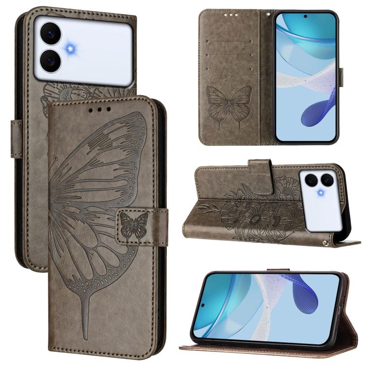 Embossed Butterfly Leather Phone Case, For Galaxy S26 FE 5G, For Samsung Galaxy S26+ 5G, For Samsung Galaxy S26 Edge 5G, For Samsung Galaxy S26 Ultra 5G, For Samsung Galaxy S26 5G, For Samsung Galaxy S25 Edge 5G
