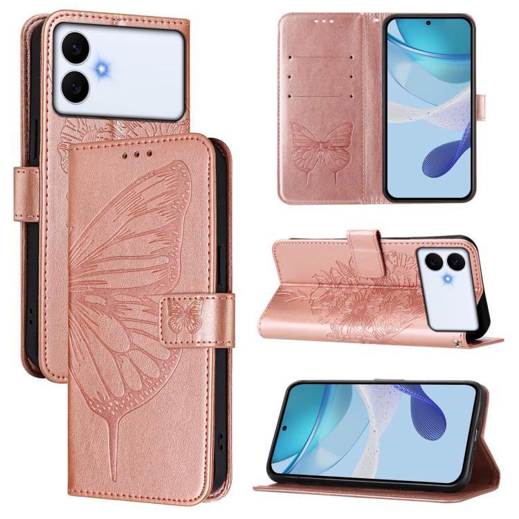 Embossed Butterfly Leather Phone Case, For Galaxy S26 FE 5G, For Samsung Galaxy S26+ 5G, For Samsung Galaxy S26 Edge 5G, For Samsung Galaxy S26 Ultra 5G, For Samsung Galaxy S26 5G, For Samsung Galaxy S25 Edge 5G