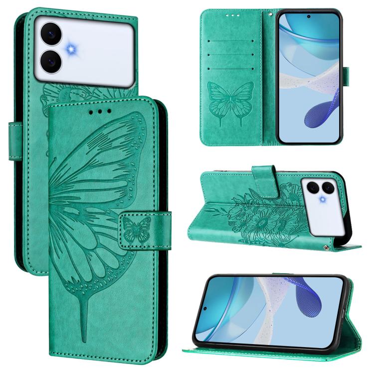 Embossed Butterfly Leather Phone Case, For Galaxy S26 FE 5G, For Samsung Galaxy S26+ 5G, For Samsung Galaxy S26 Edge 5G, For Samsung Galaxy S26 Ultra 5G, For Samsung Galaxy S26 5G, For Samsung Galaxy S25 Edge 5G