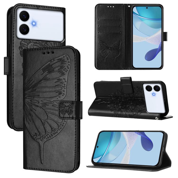 Embossed Butterfly Leather Phone Case, For Galaxy S26 FE 5G, For Samsung Galaxy S26+ 5G, For Samsung Galaxy S26 Edge 5G, For Samsung Galaxy S26 Ultra 5G, For Samsung Galaxy S26 5G, For Samsung Galaxy S25 Edge 5G