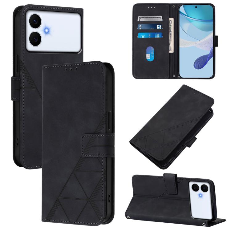 Crossbody 3D Embossed Flip Leather Phone Case, For Samsung Galaxy S26+ 5G, For Samsung Galaxy S26 Edge 5G, For Samsung Galaxy S26 Ultra 5G, For Samsung Galaxy S26 5G, For Samsung Galaxy S25 Edge 5G