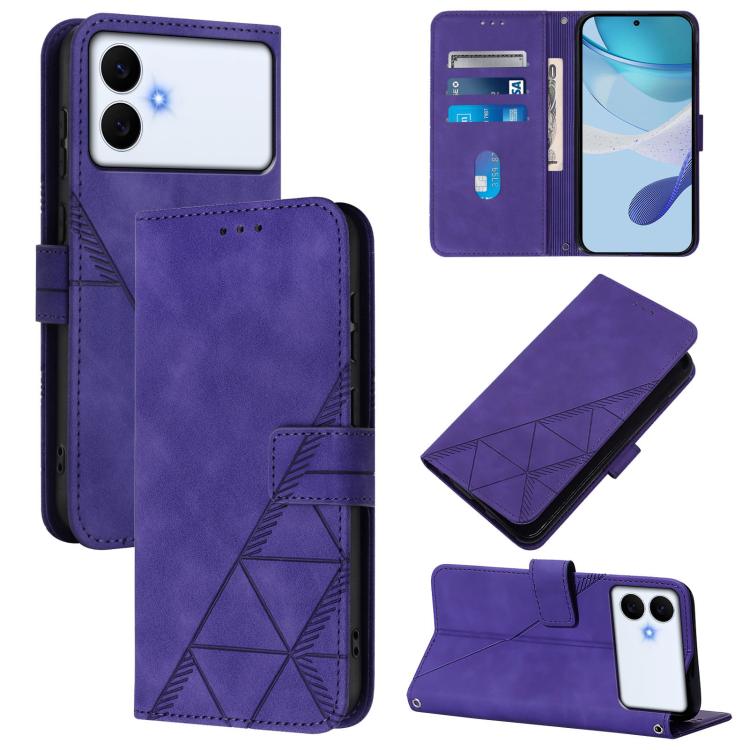 Crossbody 3D Embossed Flip Leather Phone Case, For Samsung Galaxy S26+ 5G, For Samsung Galaxy S26 Edge 5G, For Samsung Galaxy S26 Ultra 5G, For Samsung Galaxy S26 5G, For Samsung Galaxy S25 Edge 5G