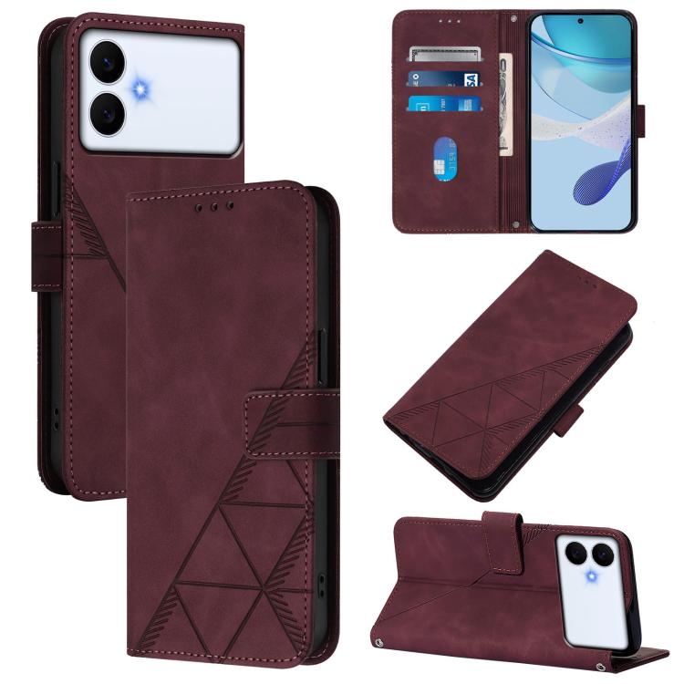 Crossbody 3D Embossed Flip Leather Phone Case, For Samsung Galaxy S26+ 5G, For Samsung Galaxy S26 Edge 5G, For Samsung Galaxy S26 Ultra 5G, For Samsung Galaxy S26 5G, For Samsung Galaxy S25 Edge 5G
