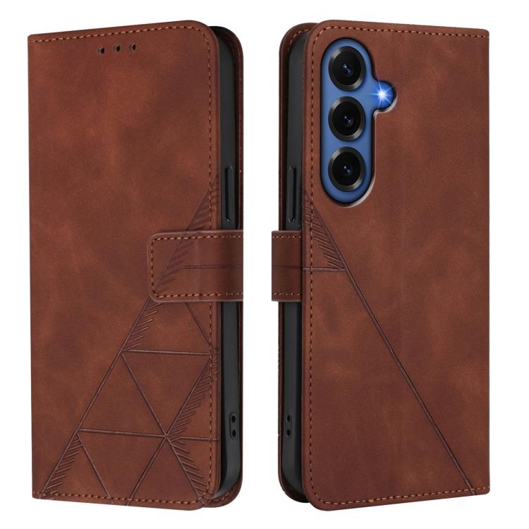 Crossbody 3D Embossed Flip Leather Phone Case, For Samsung Galaxy S26+ 5G, For Samsung Galaxy S26 Edge 5G, For Samsung Galaxy S26 Ultra 5G, For Samsung Galaxy S26 5G, For Samsung Galaxy S25 Edge 5G