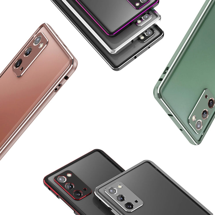 Aluminum Alloy Shockproof Protective Bumper Frame, For Samsung Galaxy Note20, For Samsung Galaxy Note20 Ultra