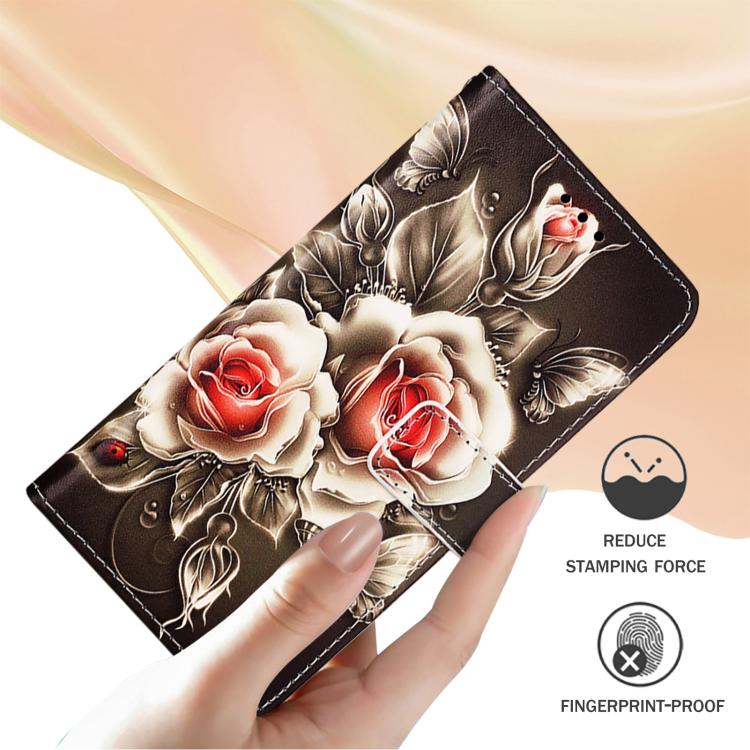 Colored Drawing Pattern Plain Weave Leather Phone Case, For Asus ROG Phone 9 / 9 Pro