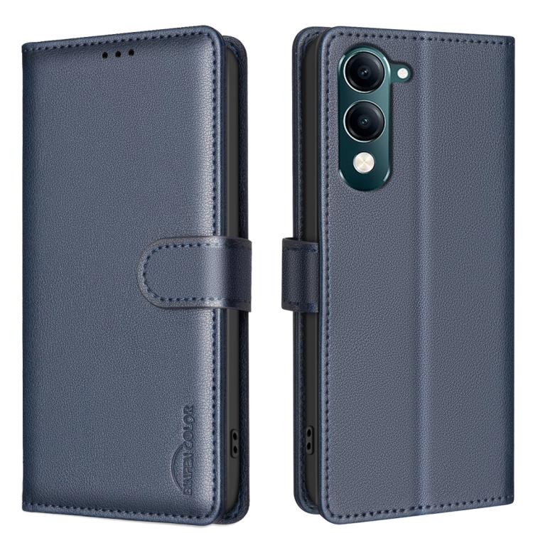 Litchi Texture RFID Anti-theft Leather Phone Case, For vivo Y21 5G 2026 / Y05 4G, For vivo Y31 5G 2025, For vivo Y400 5G Global, For vivo Y39 5G, For vivo Y29S 5G Global, For vivo Y29 4G