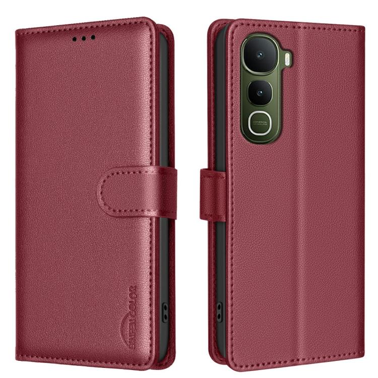 Litchi Texture RFID Anti-theft Leather Phone Case, For vivo Y21 5G 2026 / Y05 4G, For vivo Y31 5G 2025, For vivo Y400 5G Global, For vivo Y39 5G, For vivo Y29S 5G Global, For vivo Y29 4G
