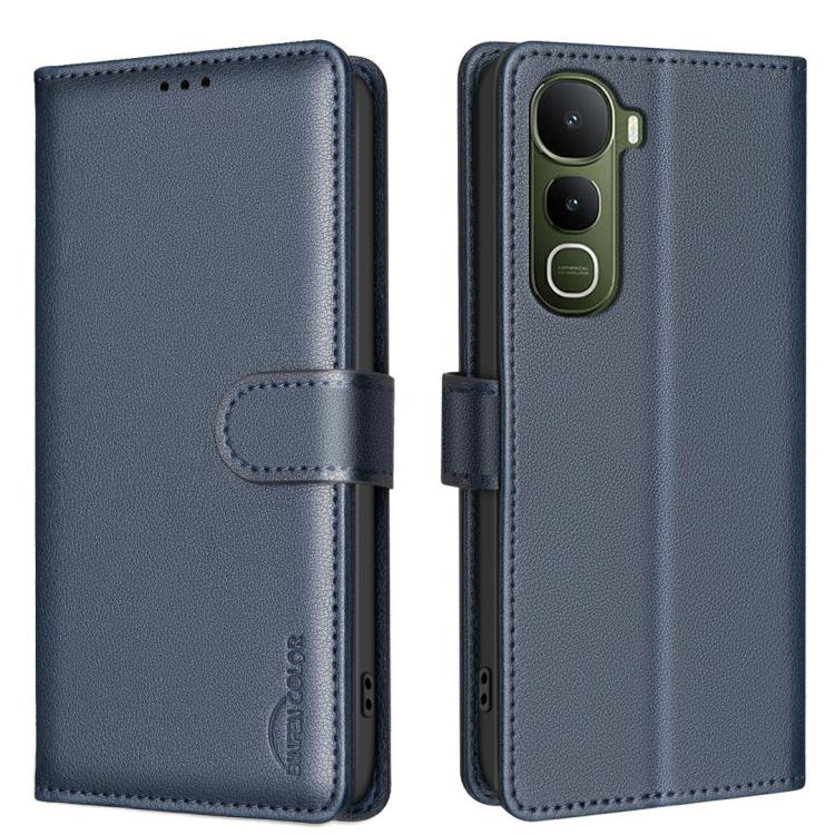 Litchi Texture RFID Anti-theft Leather Phone Case, For vivo Y21 5G 2026 / Y05 4G, For vivo Y31 5G 2025, For vivo Y400 5G Global, For vivo Y39 5G, For vivo Y29S 5G Global, For vivo Y29 4G