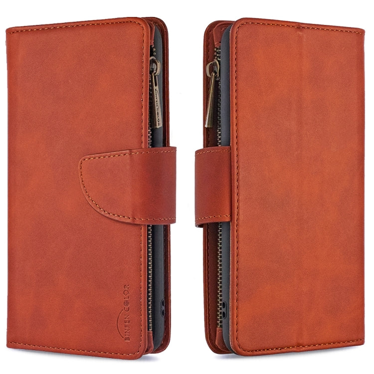 Skin Feel Detachable Magnetic Zipper Horizontal Flip PU Leather Case with Multi-Card Slots & Holder & Wallet & Photo Frame & Lanyard, For iPhone XR, For iPhone 8 Plus, For iPhone 11, For Xiaomi Redmi 9, For Xiaomi Redmi Note 9