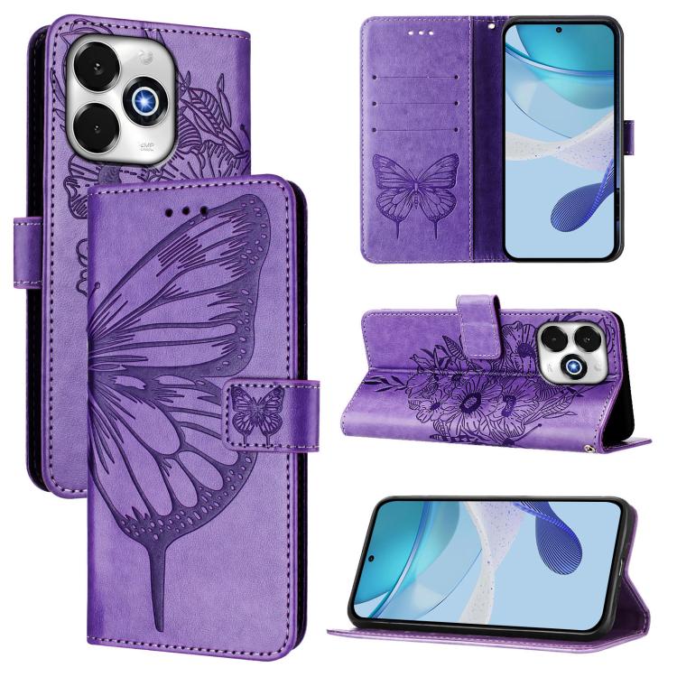 Embossed Butterfly Leather Phone Case, For Umidigi G100X 4G / 5G, For Umidigi G100 Pro, For Umidigi Note 100