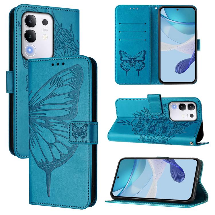 Embossed Butterfly Leather Phone Case, For vivo S30 Pro mini, For vivo S30, For vivo Y39 5G Global, For vivo V50 Lite 5G, For vivo Y29S 5G / Y04 4G Global, For vivo Y29 4G Global