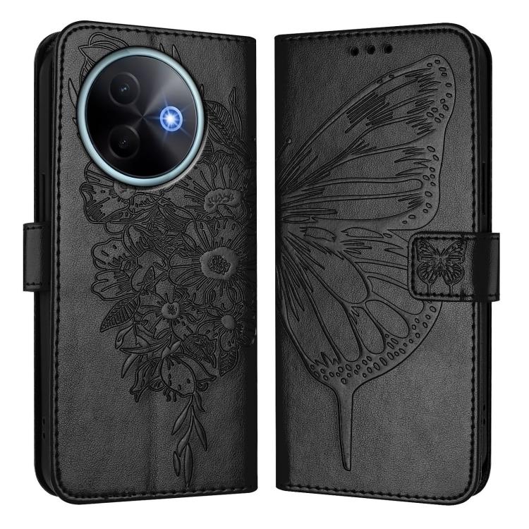 Embossed Butterfly Leather Phone Case, For vivo Y39 5G Global, For vivo V50 Lite 5G, For vivo Y29S 5G / Y04 4G Global, For vivo Y29 4G Global, For vivo V50 Global