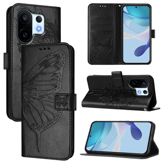 Embossed Butterfly Leather Phone Case, For vivo S30 Pro mini, For vivo S30, For vivo Y39 5G Global, For vivo V50 Lite 5G, For vivo Y29S 5G / Y04 4G Global, For vivo Y29 4G Global