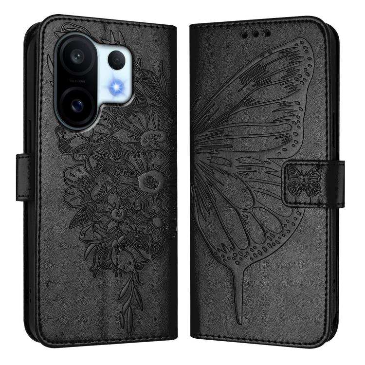 Embossed Butterfly Leather Phone Case, For vivo S30 Pro mini, For vivo S30, For vivo Y39 5G Global, For vivo V50 Lite 5G, For vivo Y29S 5G / Y04 4G Global, For vivo Y29 4G Global