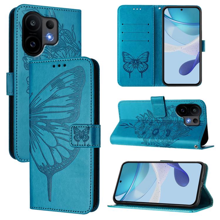 Embossed Butterfly Leather Phone Case, For vivo S30 Pro mini, For vivo S30, For vivo Y39 5G Global, For vivo V50 Lite 5G, For vivo Y29S 5G / Y04 4G Global, For vivo Y29 4G Global