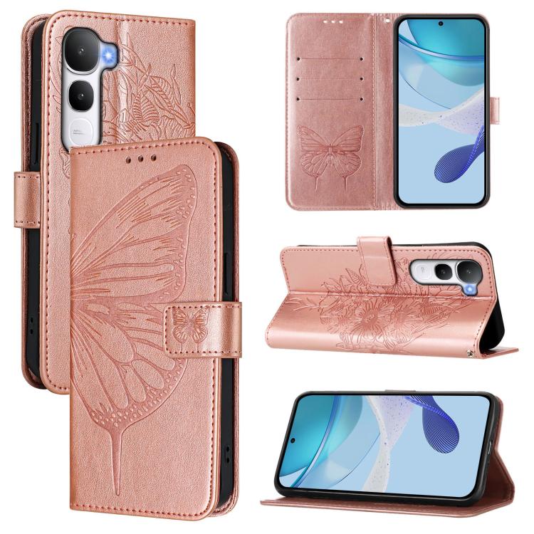 Embossed Butterfly Leather Phone Case, For vivo X300, For vivo V60 Lite 4G / 5G, For vivo Y31 5G 2025, For vivo Y400 5G Global, For vivo Y400 4G, For vivo V60 5G Global