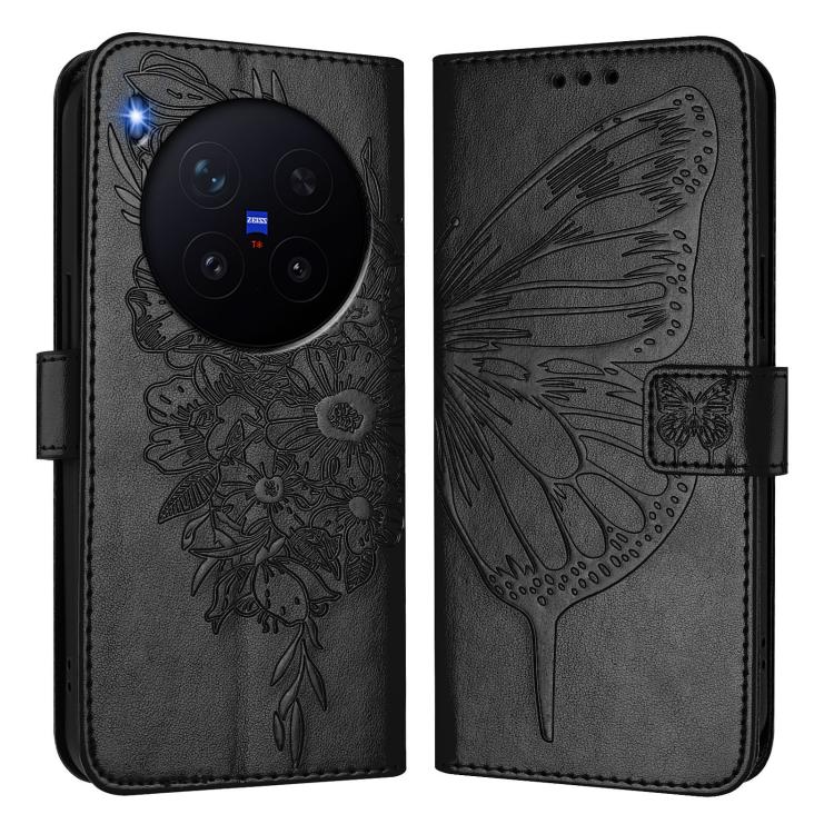 Embossed Butterfly Leather Phone Case, For vivo X300, For vivo V60 Lite 4G / 5G, For vivo Y31 5G 2025, For vivo Y400 5G Global, For vivo Y400 4G, For vivo V60 5G Global