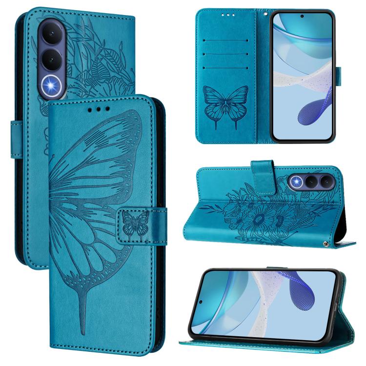 Embossed Butterfly Leather Phone Case, For vivo X300 FE 5G Russia / 5G Zeiss, For vivo X300s 5G, For vivo V70 FE 5G, For vivo Y21 5G 2026 Global / Y05 4G, For vivo X300 Ultra 5G, For vivo X300 Pro