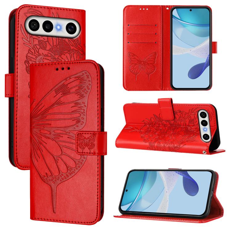 Embossed Butterfly Leather Phone Case, For vivo X300 FE 5G Russia / 5G Zeiss, For vivo X300s 5G, For vivo V70 FE 5G, For vivo Y21 5G 2026 Global / Y05 4G, For vivo X300 Ultra 5G, For vivo X300 Pro
