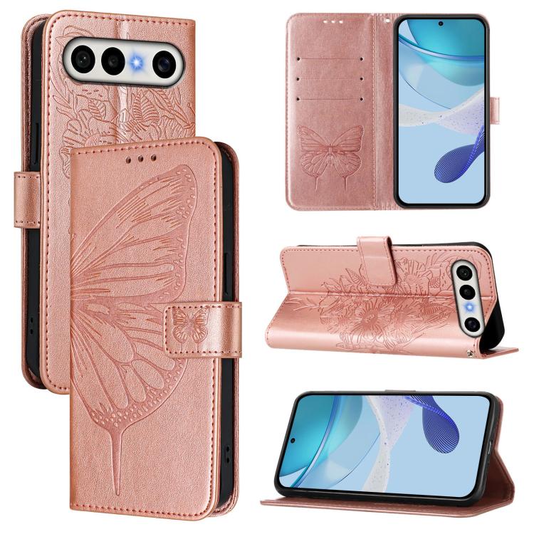 Embossed Butterfly Leather Phone Case, For vivo X300 FE 5G Russia / 5G Zeiss, For vivo X300s 5G, For vivo V70 FE 5G, For vivo Y21 5G 2026 Global / Y05 4G, For vivo X300 Ultra 5G, For vivo X300 Pro