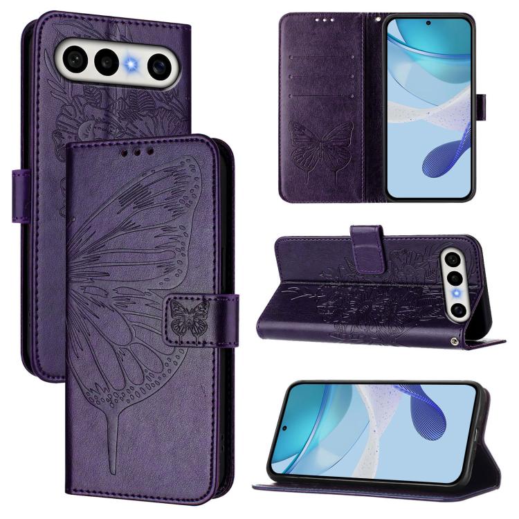 Embossed Butterfly Leather Phone Case, For vivo X300 FE 5G Russia / 5G Zeiss, For vivo X300s 5G, For vivo V70 FE 5G, For vivo Y21 5G 2026 Global / Y05 4G, For vivo X300 Ultra 5G, For vivo X300 Pro