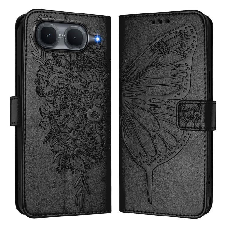Embossed Butterfly Leather Phone Case, For vivo iQOO Neo11 Ultra 5G, For vivo iQOO Z11S 5G / V80 Lite 5G, For vivo X500 Pro 5G, For vivo X500 Pro Max 5G, For vivo X300 FE 5G Russia / 5G Zeiss, For vivo X300s 5G