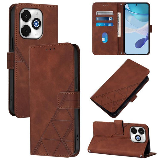 Crossbody 3D Embossed Flip Leather Phone Case, For Umidigi G100X 5G / 4G, For Umidigi G100 Pro, For Umidigi Note 100