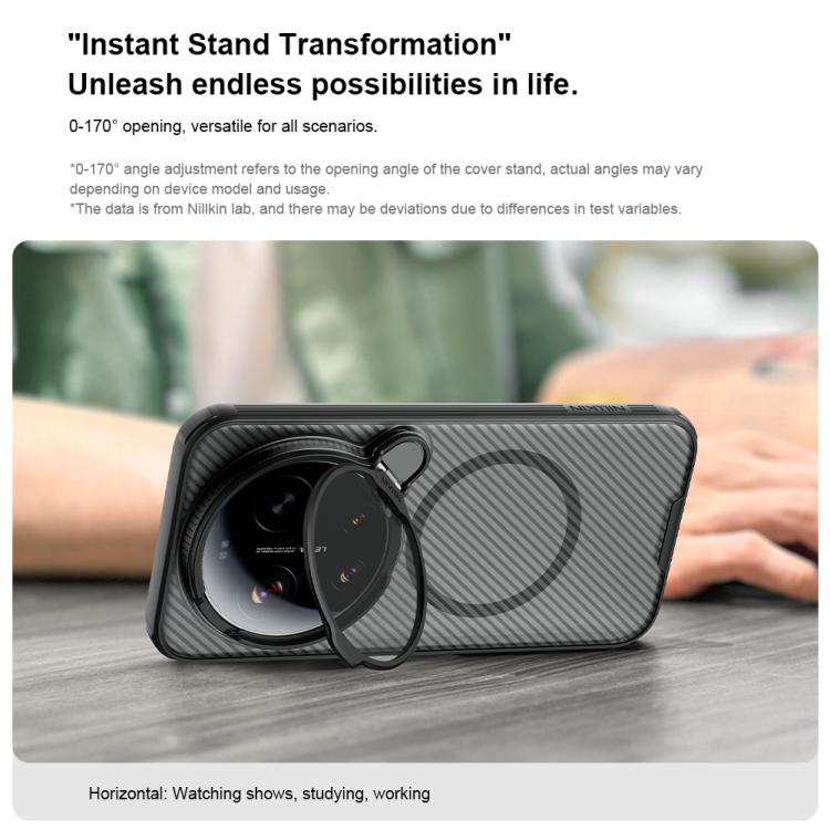 NILLKIN CamShield Prop MagSafe Magnetic Translucent PC Phone Case, For Xiaomi 17 Ultra, For Xiaomi 15 Ultra
