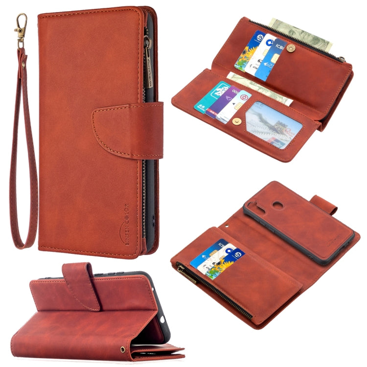 Skin Feel Detachable Magnetic Zipper Horizontal Flip PU Leather Case with Multi-Card Slots & Holder & Wallet & Photo Frame & Lanyard, For Samsung Galaxy A11, For Samsung Galaxy A31, For Samsung Galaxy S10e, For Huawei P40, For Huawei Y5P, For Huawei Y6...