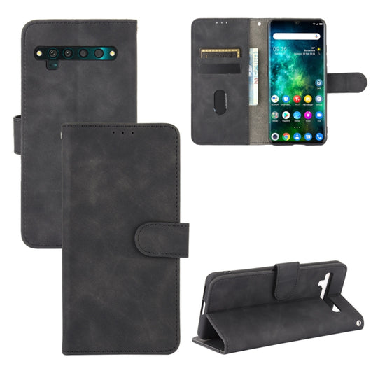 Solid Color Skin Feel Magnetic Buckle Horizontal Flip Calf Texture PU Leather Case with Holder & Card Slots & Wallet, For TCL 10 Pro, For TCL 10L, For Vivo X30 Pro, For Fujitsu Arrows 5G (F-51A), For Fujitsu Arrows RX (Arrows M05)