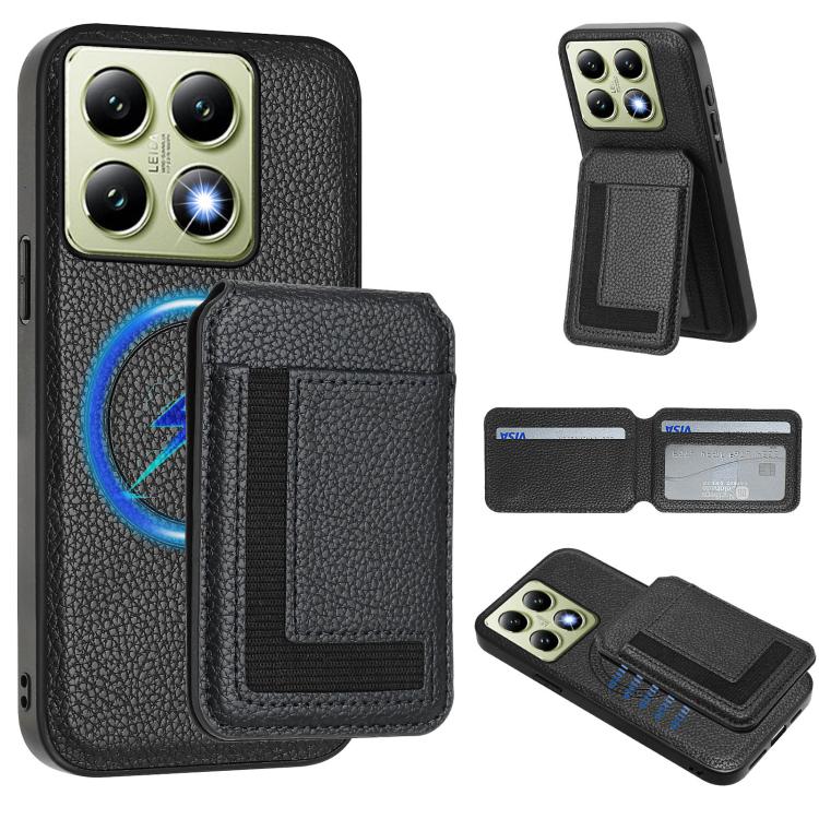 CX01 Detachable Magsafe Magnetic Card Bag Phone Case, For Xiaomi 15 Pro, For Xiaomi 15, For Xiaomi 14T Pro, For Xiaomi 14T
